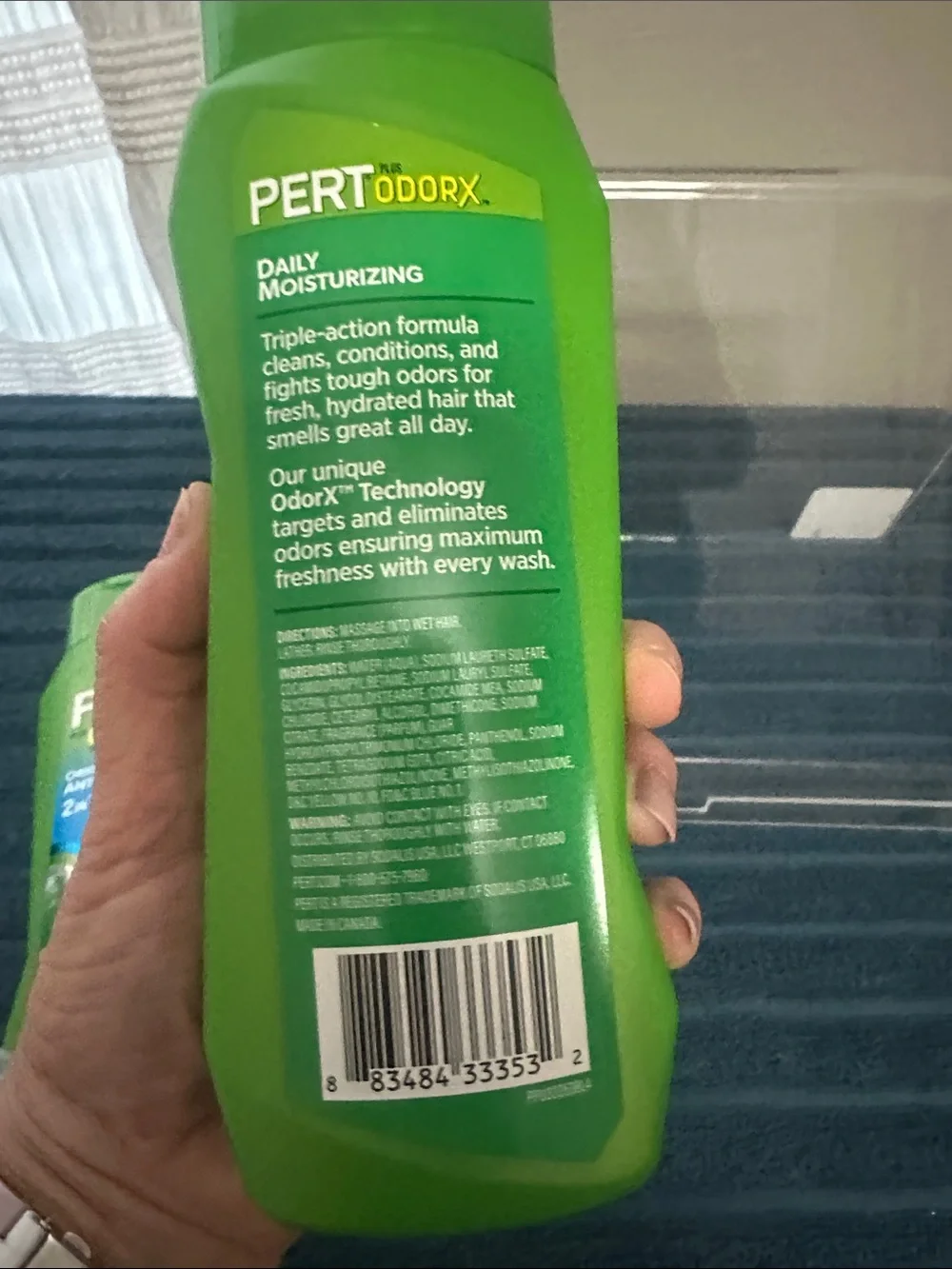 Pert OdorX 2-in-1 Anti-Dandruff & Moisturizing Shampoo set of 2 NWT